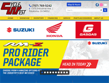 Tablet Screenshot of cyclewest.net